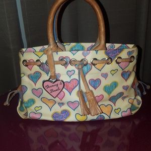 Vintage Dooney & Bourke Tiny Tassel Tote